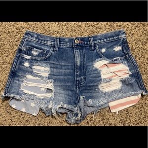 Hollister American flag shorts
